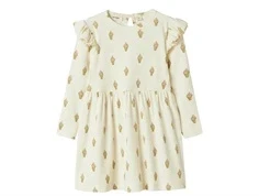 Lil Atelier kjole turtledove med vaffelis